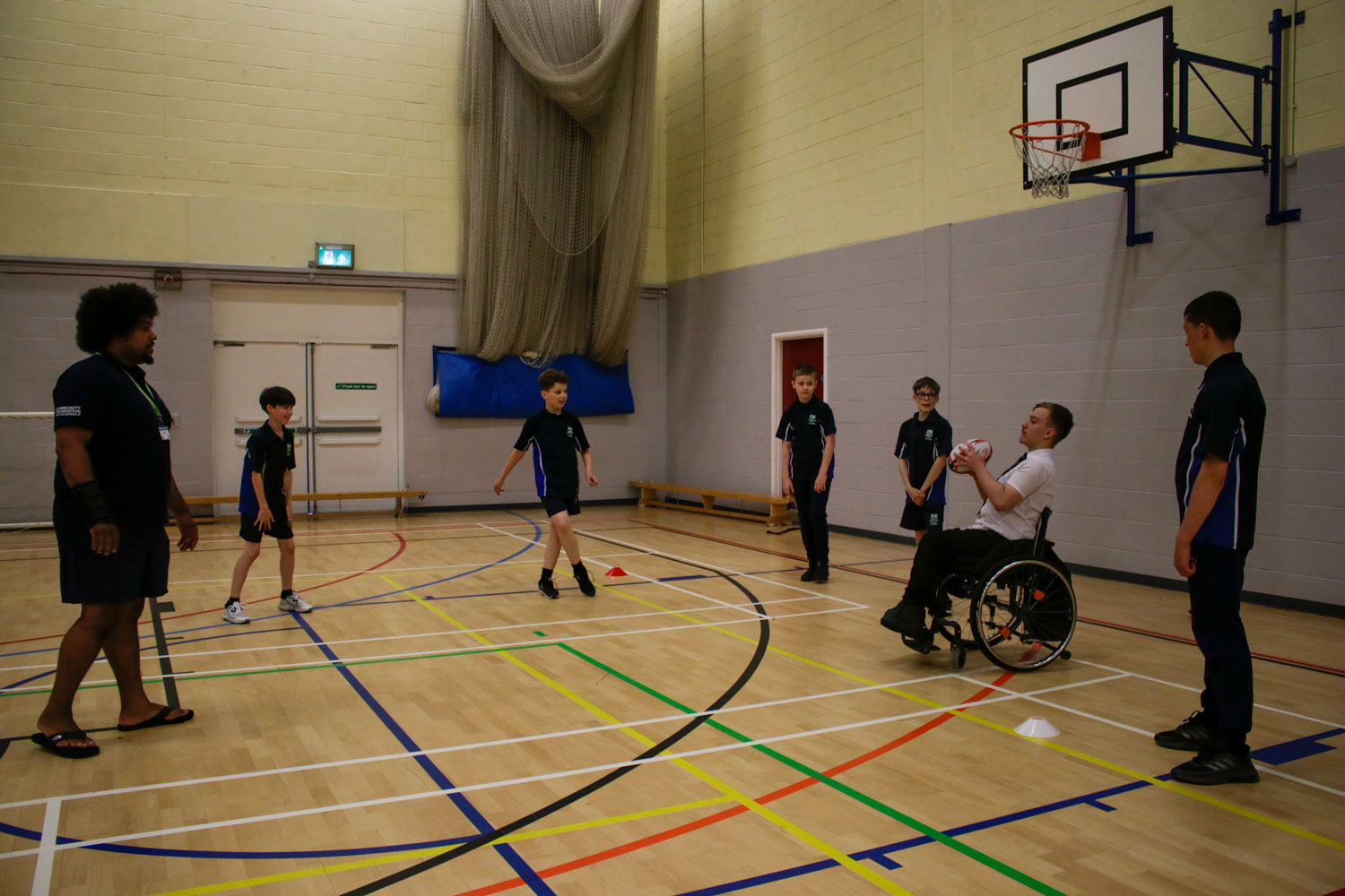 Wheelchair RL at Ryburn Valley High Halifax Wheelchair Rugby League Club